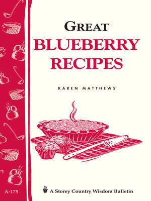 Great Blueberry Recipes - ebook